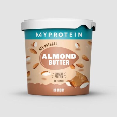 Myprotein Natural Almond Butter - naturbelassene Mandelbutter - Crunchy