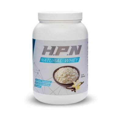 HPN Nutrition Natural Whey, 1000g Dose Vanille Milchreis