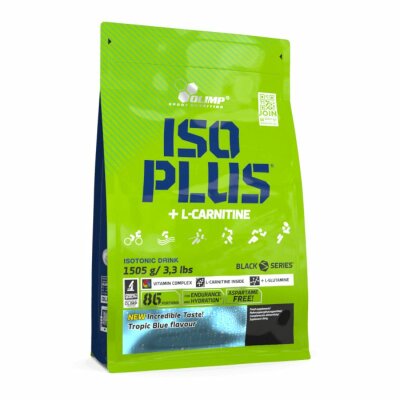 Olimp Iso Plus + L-Carnitine Powder 1505g Beutel Tropical Blue