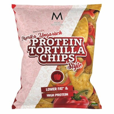 More Nutrition Protein Tortilla Chips 50g Paprika Ungarisch