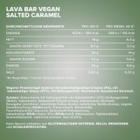 IronMaxx Vegan Lava Bar Protein Riegel 40g Salted Caramel (MHD 06/24)