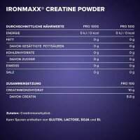 IronMaxx Creatine Powder Monohydrate 750g