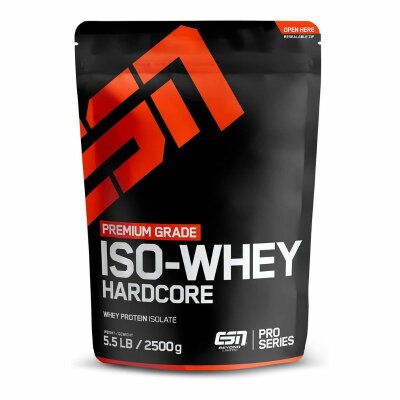 ESN Isowhey Hardcore, 2500g Chocolate