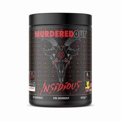 Murdered Out Insidious Pre-Workout Booster Sour Scummy Bear