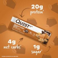 Quest Nutrition Quest Bar Proteinriegel 12x60g BOX Chocolate Peanutbutter