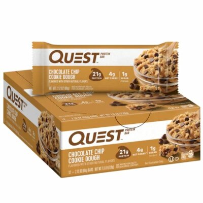 Quest Nutrition Quest Bar Proteinriegel 12x60g BOX Chocolate Chip Cookie Dough