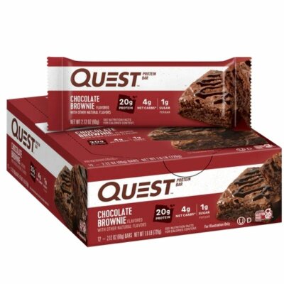 Quest Nutrition Quest Bar Proteinriegel 12x60g BOX Chocolate Brownie