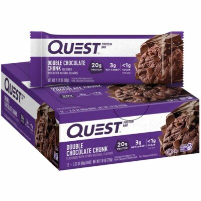 Quest Nutrition Quest Bar Proteinriegel 12x60g BOX Double Chocolate Chunk