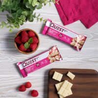 Quest Nutrition Quest Bar Proteinriegel 12x60g BOX White Chocolate Raspberry