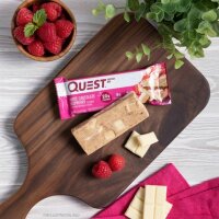 Quest Nutrition Quest Bar Proteinriegel 12x60g BOX White Chocolate Raspberry