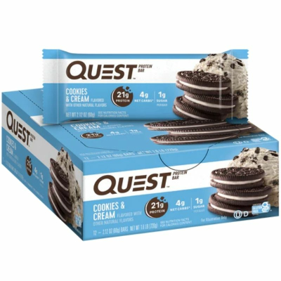 Quest Nutrition Quest Bar Proteinriegel 12x60g BOX Cookies´n Cream