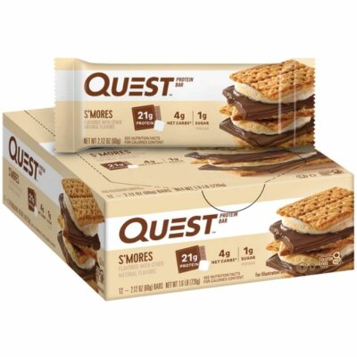 Quest Nutrition Quest Bar Proteinriegel 12x60g BOX S´Mores