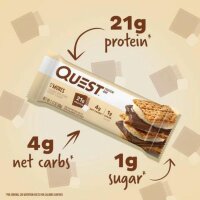 Quest Nutrition Quest Bar Proteinriegel 12x60g BOX S´Mores