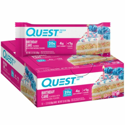 Quest Nutrition Quest Bar Proteinriegel 12x60g BOX Birthday Cake