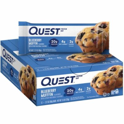 Quest Nutrition Quest Bar Proteinriegel 12x60g BOX Blueberry Muffin