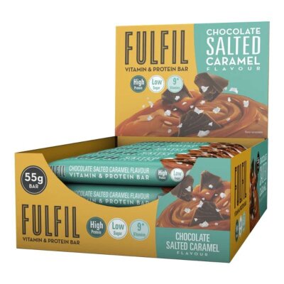 Fulfil Vitamin & Protein Bar 15x55g BOX Chocolate Salted Caramel