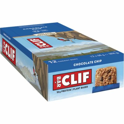 Clif Bar The Original Energy Bar, 68g 12x68g BOX Chocolate Chip