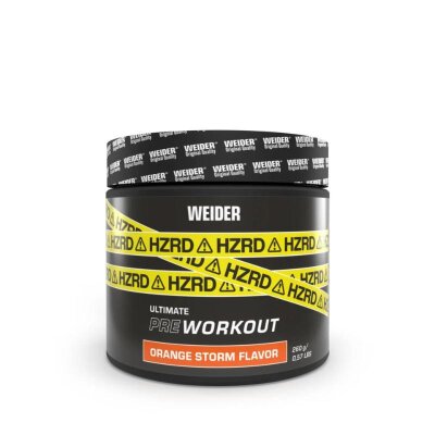 Weider HZRD Ultimate Pre-Workout Booster, 260g Dose Orange Storm