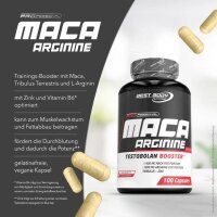 Best Body Nutrition Professional Maca Arginine Testobolan Booster - 100 Kapseln