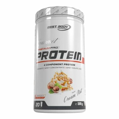 Best Body Nutrition Gourmet Premium Pro Protein 500g Dose-Cream Nut