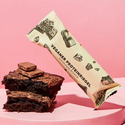 KoRo Veganer Proteinriegel Schokolade Brownie 55 g