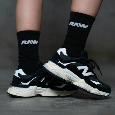 RAW Nutrition RAW Crew Socks Schwarz