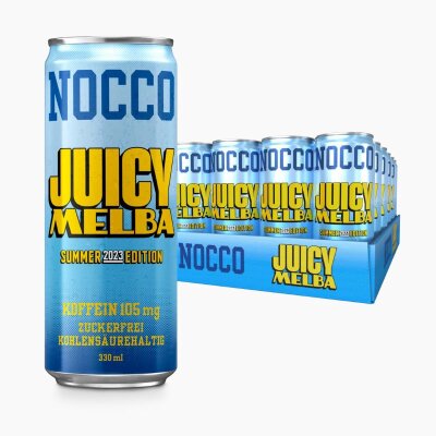 Nocco BCAA Drink 24 x 330ml Dose Juicy Melba