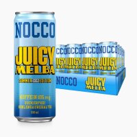 Nocco BCAA Drink 24 x 330ml Dose Juicy Melba