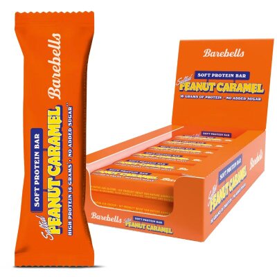 Barebells Soft Protein Bar 12 x 55g BOX Peanut Caramel