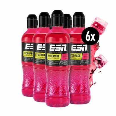 ESN Hydorade Sports Drink 6 x 500ml Iso Cherry