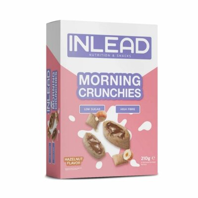 Inlead Morning Crunchies, 210g - Hazelnut Flavor