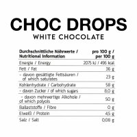 Inlead Choc Drops, 150g White Chocolate