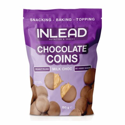 Inlead Chocolate Coins, 150g Milk Choc