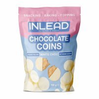 Inlead Chocolate Coins, 150g White Choc