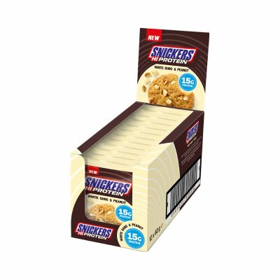 Snickers Hi Protein Cookies, White Choc & Peanut