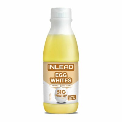 Inlead Egg Whites, 500g Flasche, Freilandhaltung 500 g Flasche