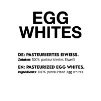 Inlead Egg Whites, 500g Flasche, Freilandhaltung 6 x 500 g Tray (MHD 12/24)