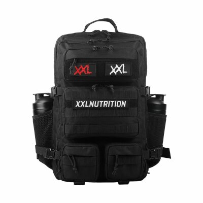 XXL Nutrition Tactical Backpack - Gym Rucksack Schwarz