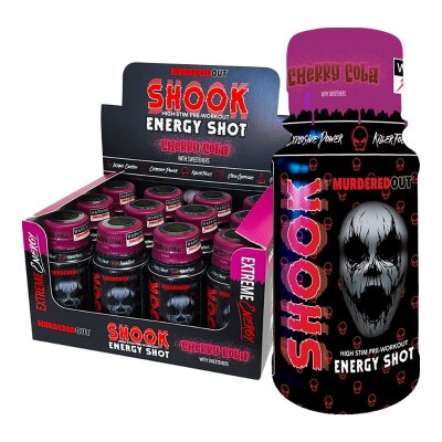 Murdered Out Shook Energy Shots - 60ml Cherry Cola