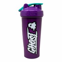 Ghost Logo Shaker - 800ml Purple Glitch