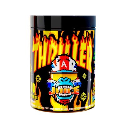 Gorillalpha Thriller Juice Pre-Workout Booster Orange Lemonade Sherbert Slushy