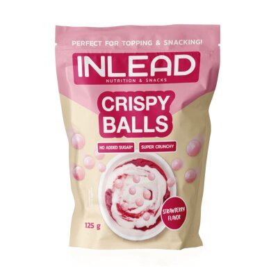 Inlead Crispy Balls,125g Strawberry