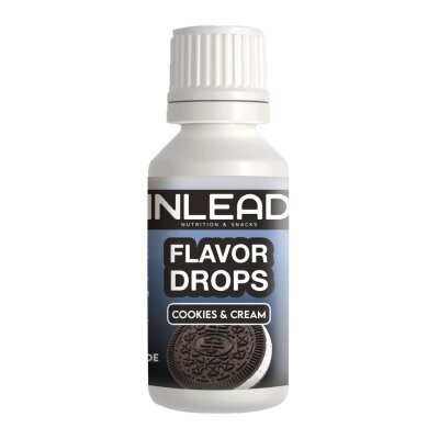 Inlead Flavor Drops, 30ml Cookies & Cream