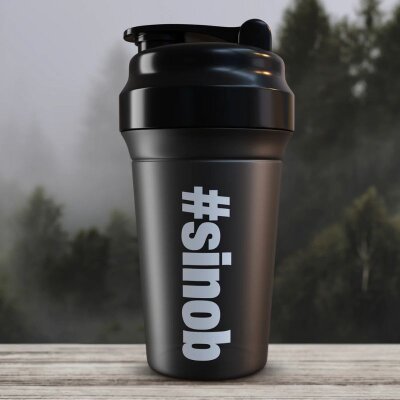 #Sinob Premium Shaker -  600ml Schwarz