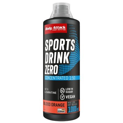 Body Attack Sports Drink Zero Blutorange (MHD 11/24)