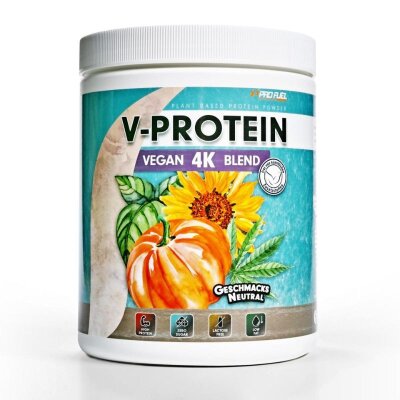 Profuel V-Protein Vegan 4K Blend Geschmacksneutral, 480g (MHD 09/11/2024)