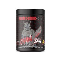 Murdered Out Chainsaw BCAAs, 450g Dose Sour Scummy Bear...