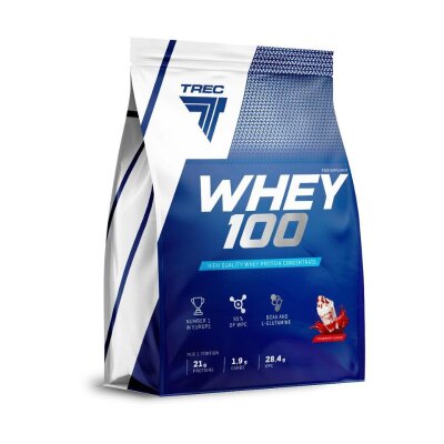 Trec Nutrition Whey 100 Strawberry (MHD 04.2024)