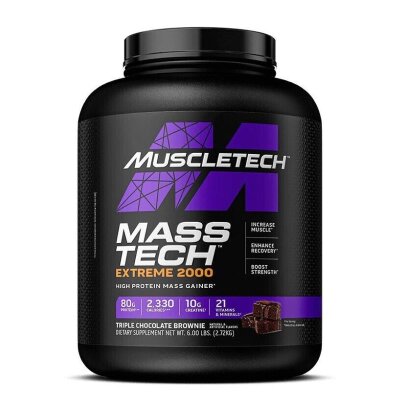 Muscletech Performance Series Mass Tech Extreme 2000 Triple Chocolate Brownie (MHD 18.04.2025)