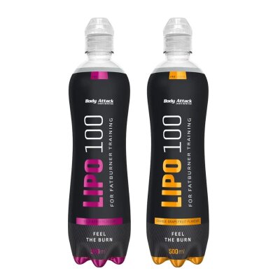 Body Attack Lipo 100 Drink 500ml Flasche